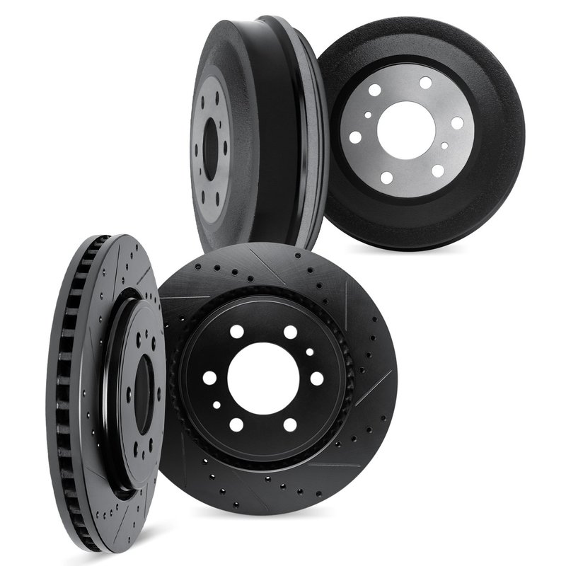Dynamite Friction 8004-76154 Disc Brake Kit - Front and Rear