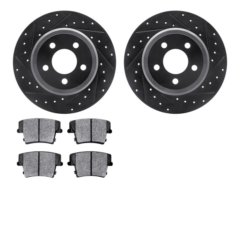 Dynamite Friction 8202-39023 Disc Brake Kit - Rear