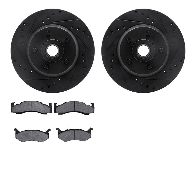 Dynamite Friction 8202-39045 Disc Brake Kit - Front