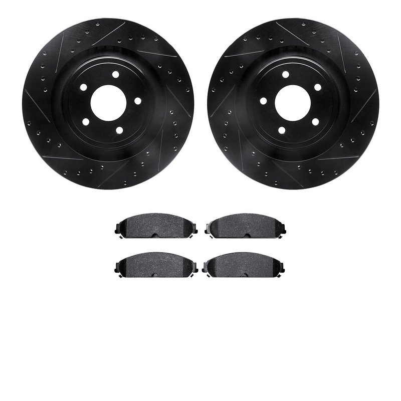 Dynamite Friction 8202-40040 Disc Brake Kit - Front