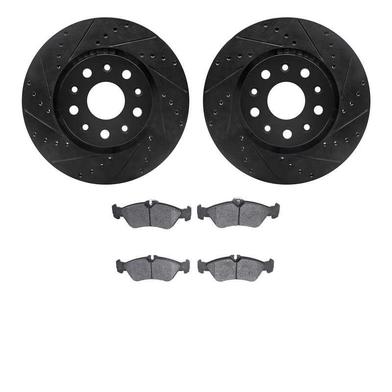Dynamite Friction 8202-40045 Disc Brake Kit - Rear