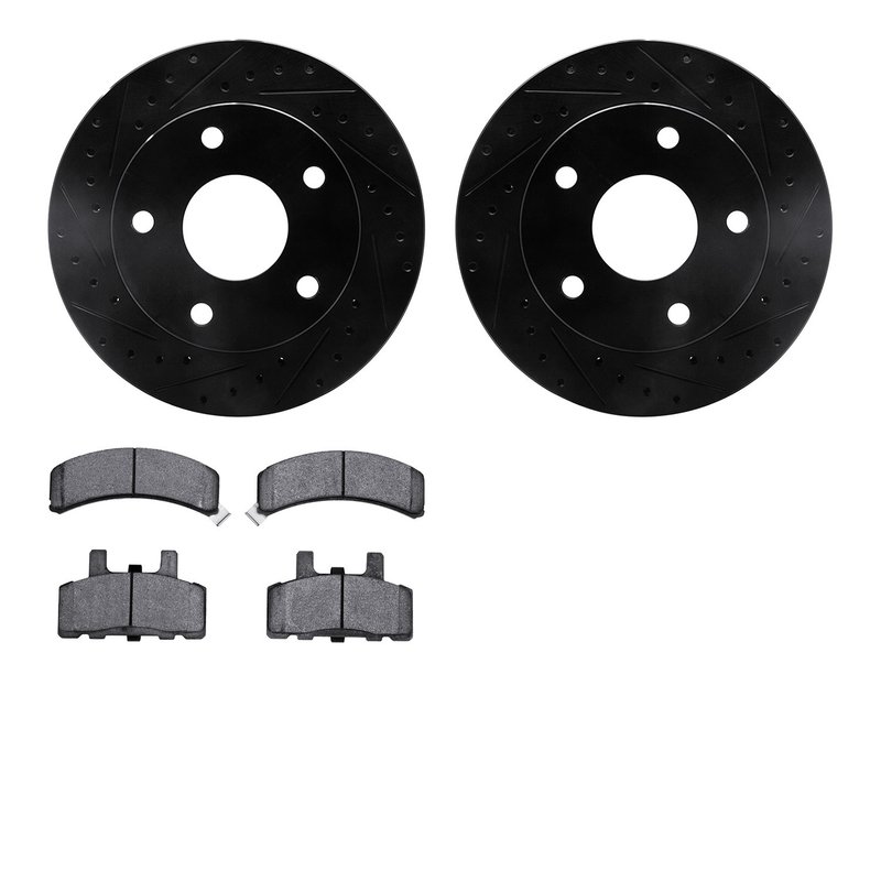Dynamite Friction 8202-40101 Disc Brake Kit - Front