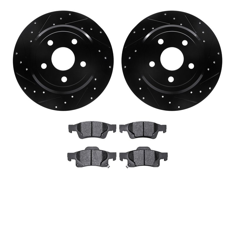 Dynamite Friction 8202-42001 Disc Brake Kit - Rear