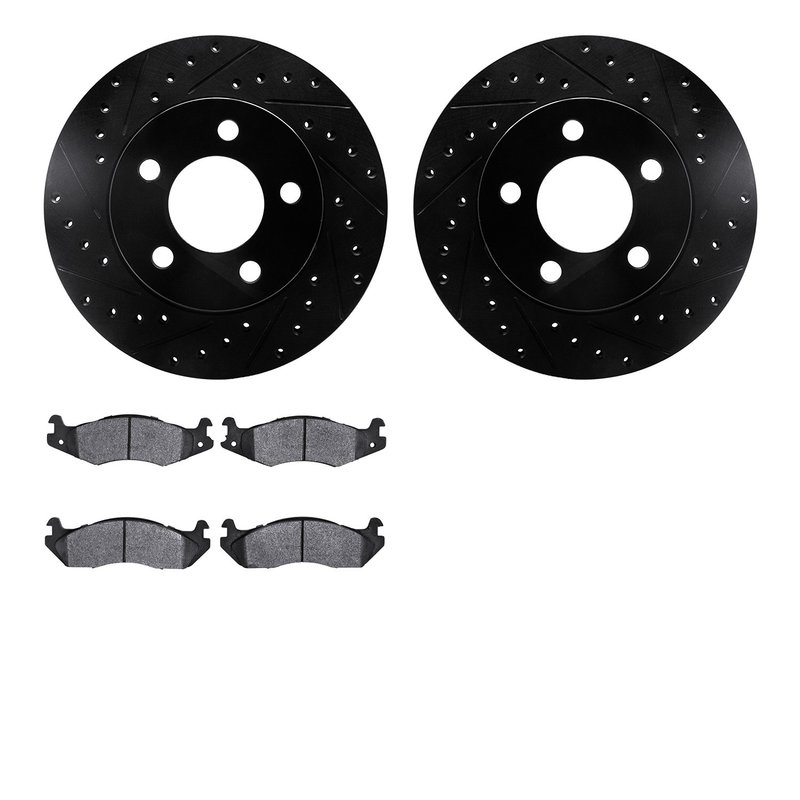 Dynamite Friction 8202-42028 Disc Brake Kit - Front