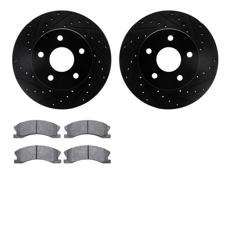 Dynamite Friction 8202-42044 Disc Brake Kit - Front