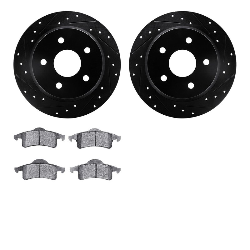 Dynamic Friction 8202-42045 Disc Brake Kit - Rear