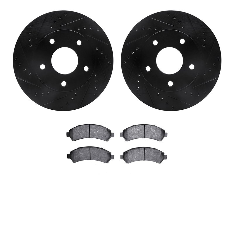 Dynamic Friction 8202-48002 Disc Brake Kit - Front