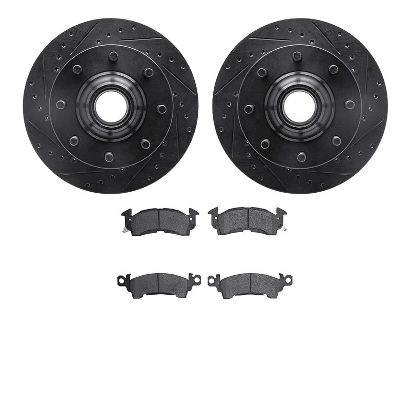 Dynamite Friction 8202-48008 Disc Brake Kit - Front