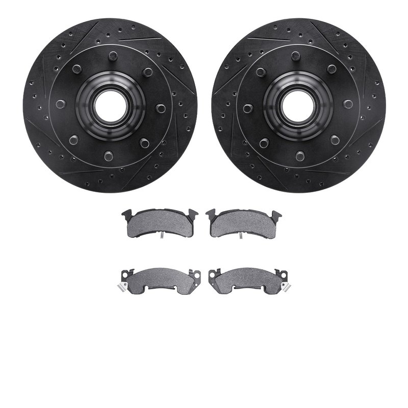 Dynamite Friction 8202-48009 Disc Brake Kit - Front