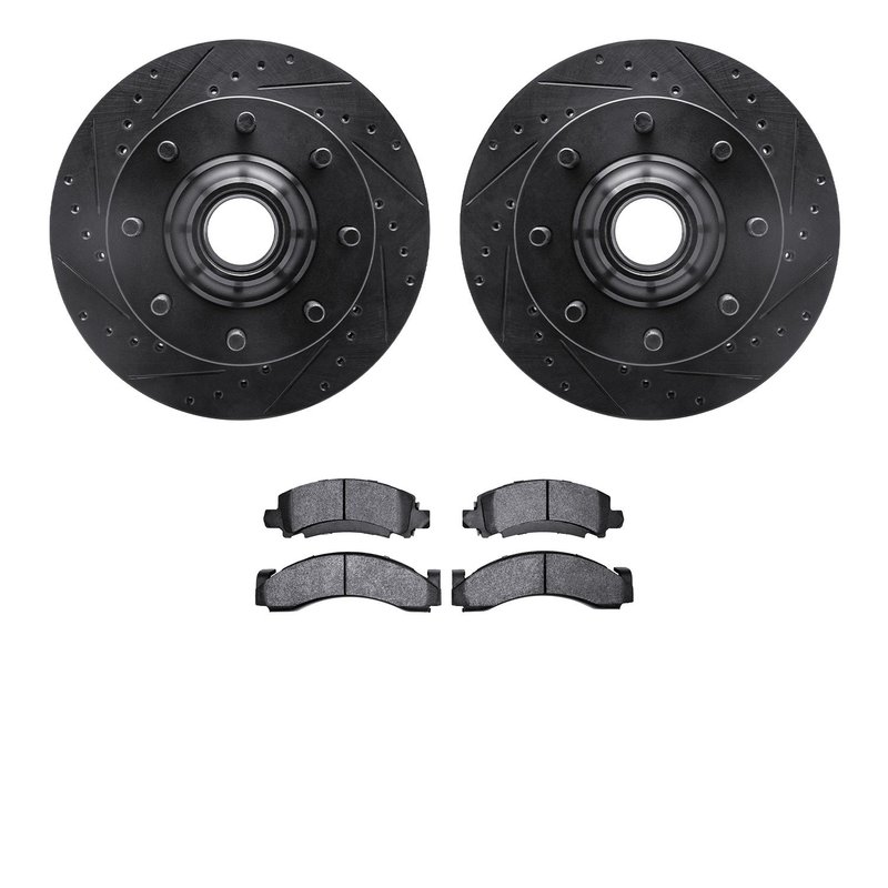 Dynamite Friction 8202-48010 Disc Brake Kit - Front