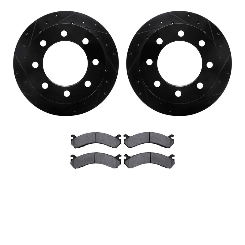 Dynamite Friction 8202-48048 Disc Brake Kit - Rear