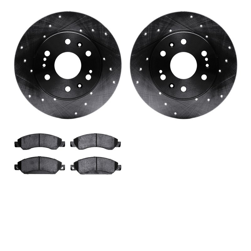 Dynamite Friction 8202-48058 Disc Brake Kit - Front