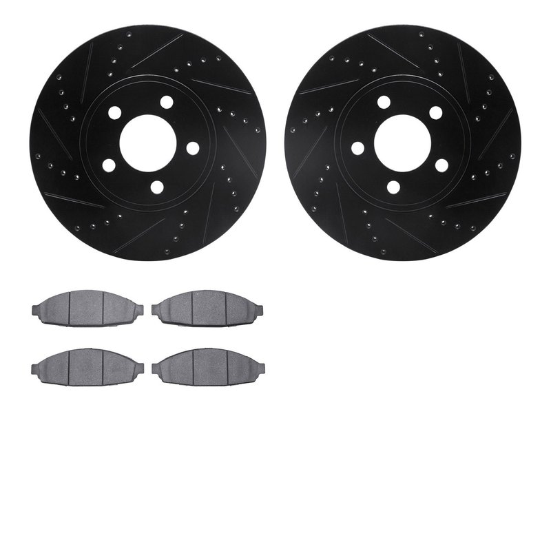Dynamite Friction 8202-56035 Disc Brake Kit - Front