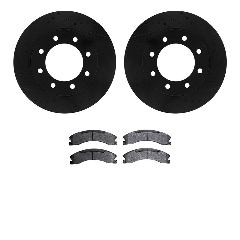 Dynamite Friction 8202-67004 Disc Brake Kit - Front