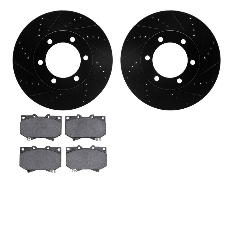 Dynamite Friction 8202-76001 Disc Brake Kit - Front