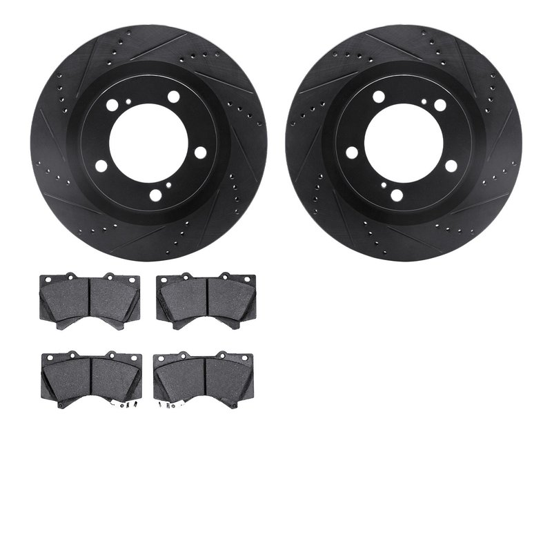 Dynamite Friction 8202-76005 Disc Brake Kit - Front