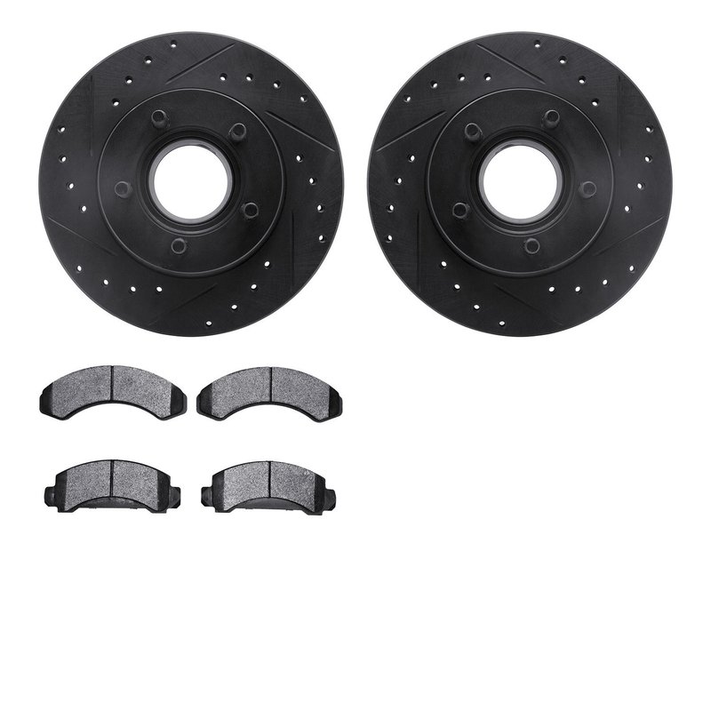 Dynamite Friction 8202-99099 Disc Brake Kit - Front