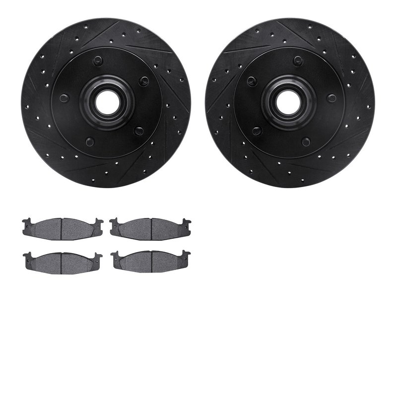 Dynamite Friction 8202-99108 Disc Brake Kit - Front