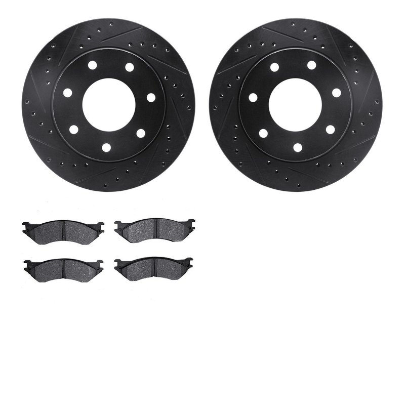 Dynamite Friction 8202-99135 Disc Brake Kit - Front