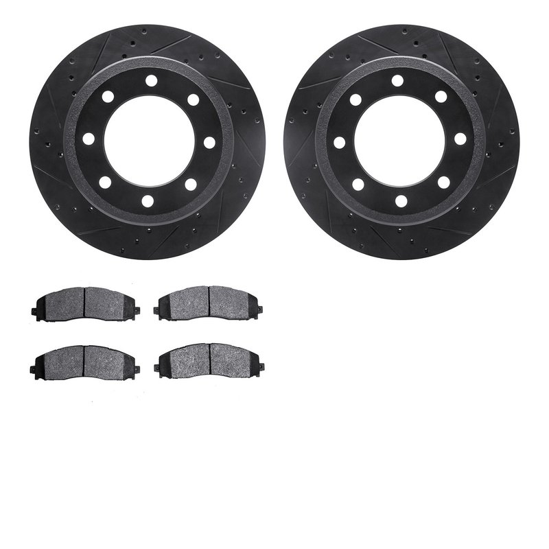 Dynamic Friction 8202-99233 Disc Brake Kit - Rear