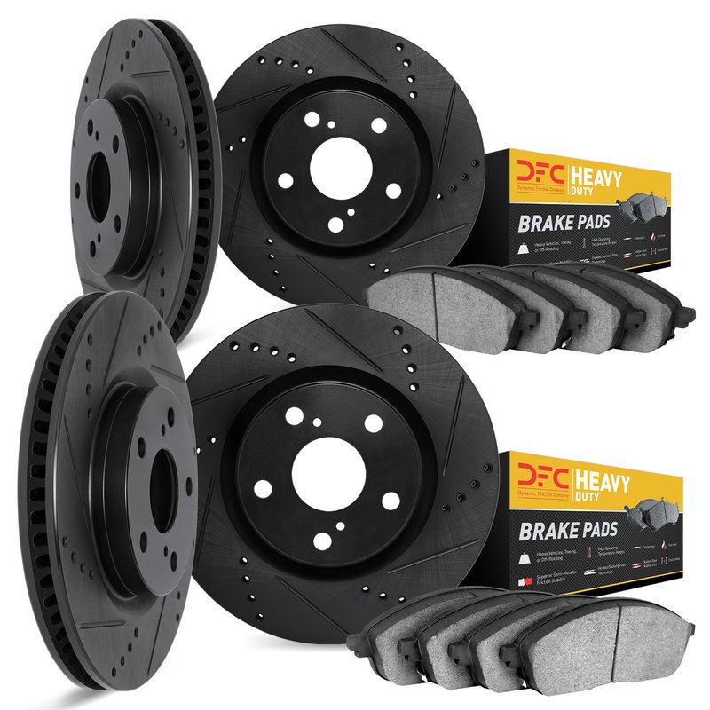 Dynamite Friction 8204-39055 Disc Brake Kit - Front and Rear