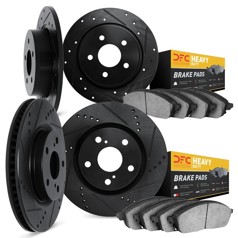 Dynamite Friction 8204-42058 Disc Brake Kit - Front and Rear
