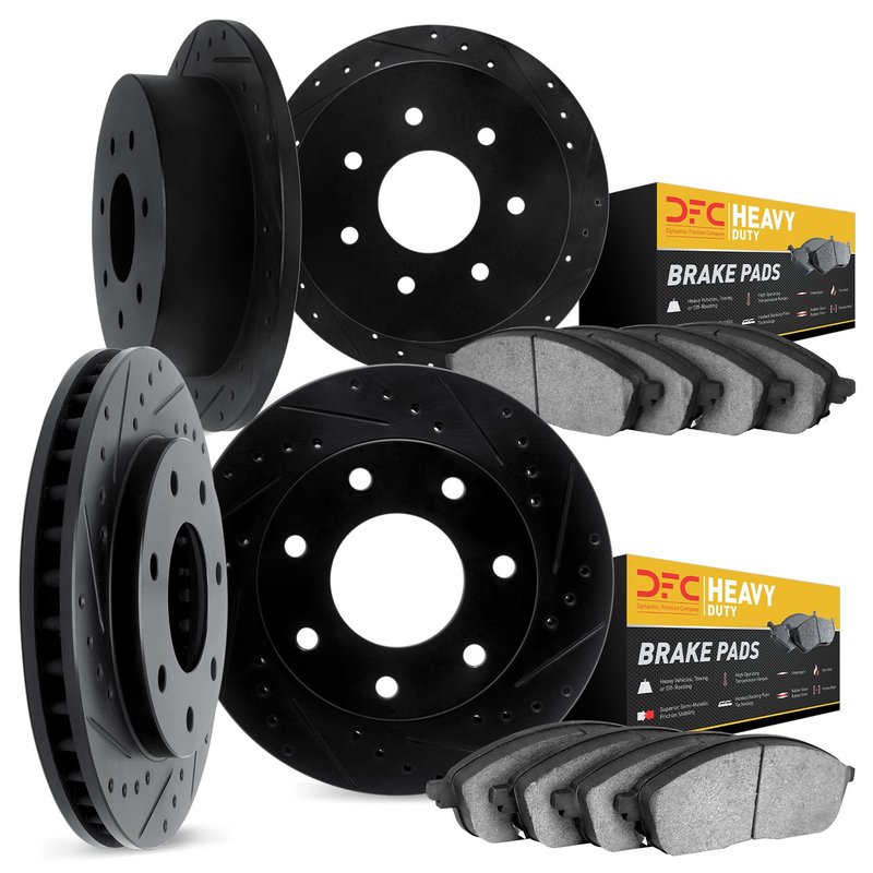 Dynamite Friction 8204-99049 Disc Brake Kit - Front and Rear
