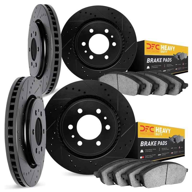 Dynamite Friction 8204-99081 Disc Brake Kit - Front and Rear