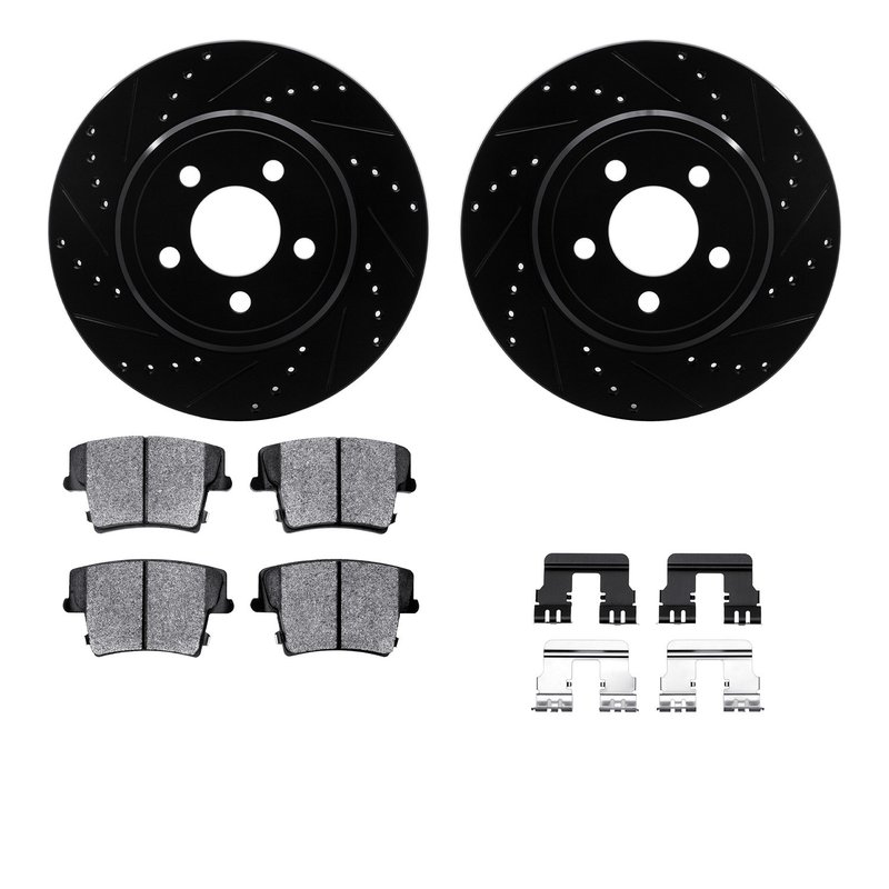 Dynamite Friction 8212-39035 Disc Brake Kit - Rear