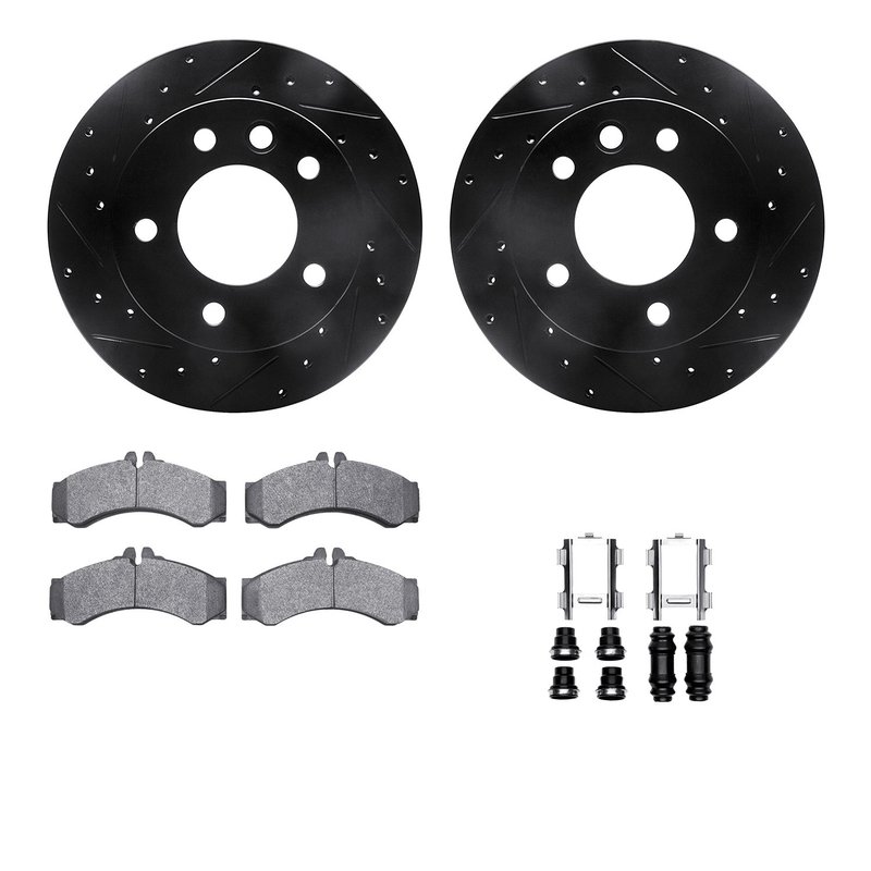 Dynamite Friction 8212-40102 Disc Brake Kit - Front