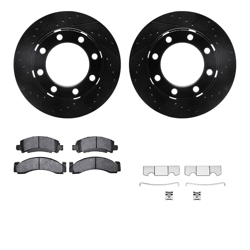 Dynamite Friction 8212-40113 Disc Brake Kit - Front