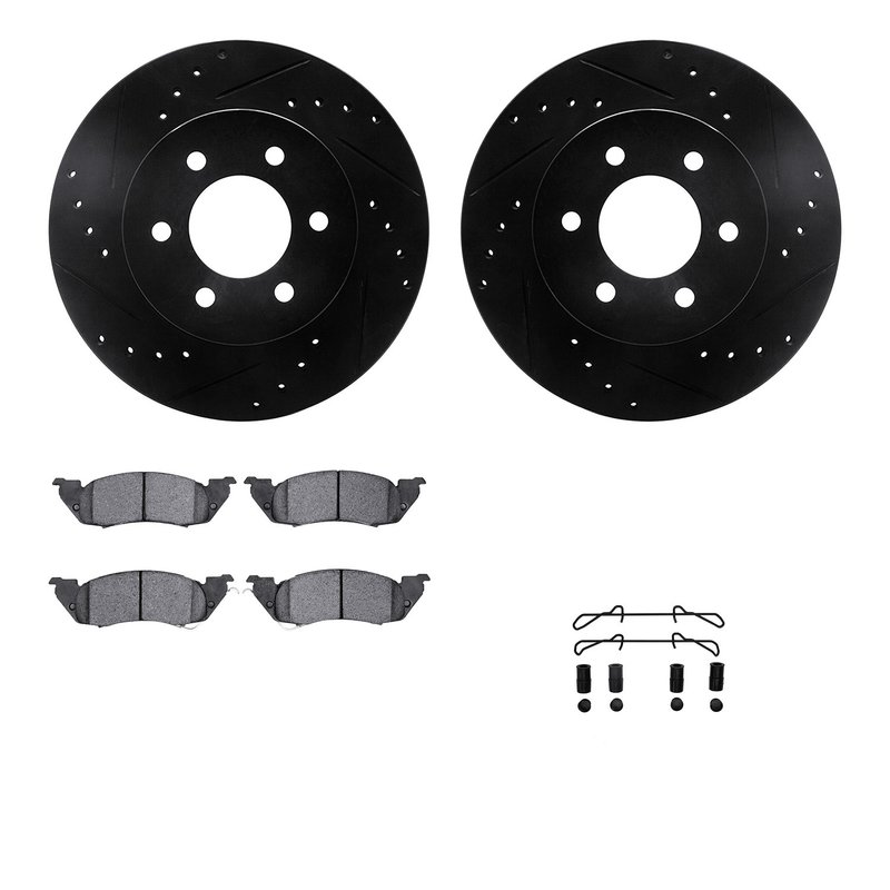 Dynamite Friction 8212-40129 Disc Brake Kit - Front