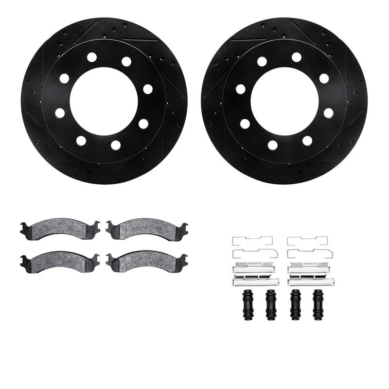 Dynamite Friction 8212-40155 Disc Brake Kit - Front