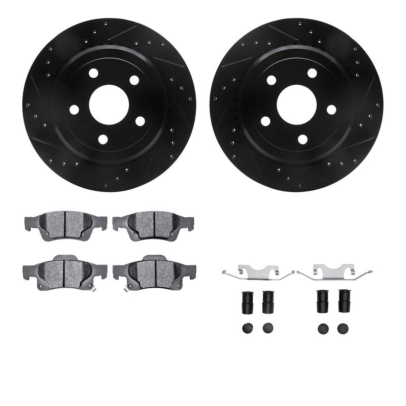 Dynamite Friction 8212-42003 Disc Brake Kit - Rear
