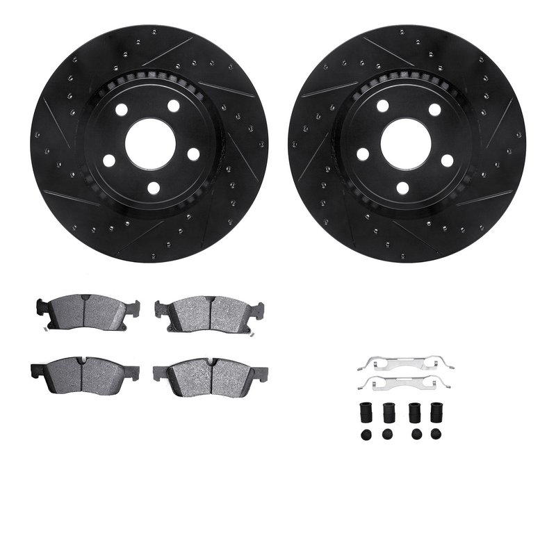 Dynamite Friction 8212-42004 Disc Brake Kit - Front