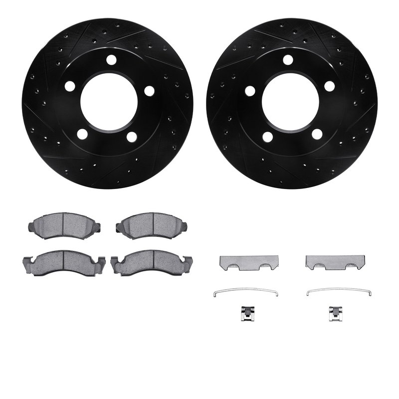 Dynamite Friction 8212-42082 Disc Brake Kit - Front