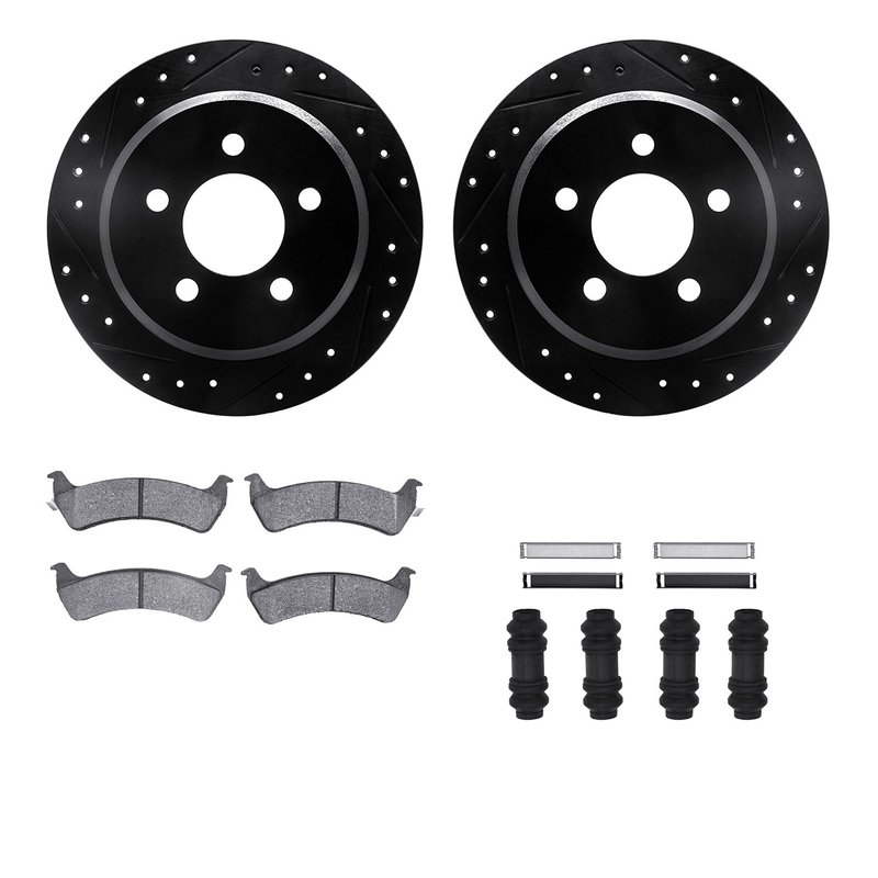 Dynamite Friction 8212-42092 Disc Brake Kit - Rear