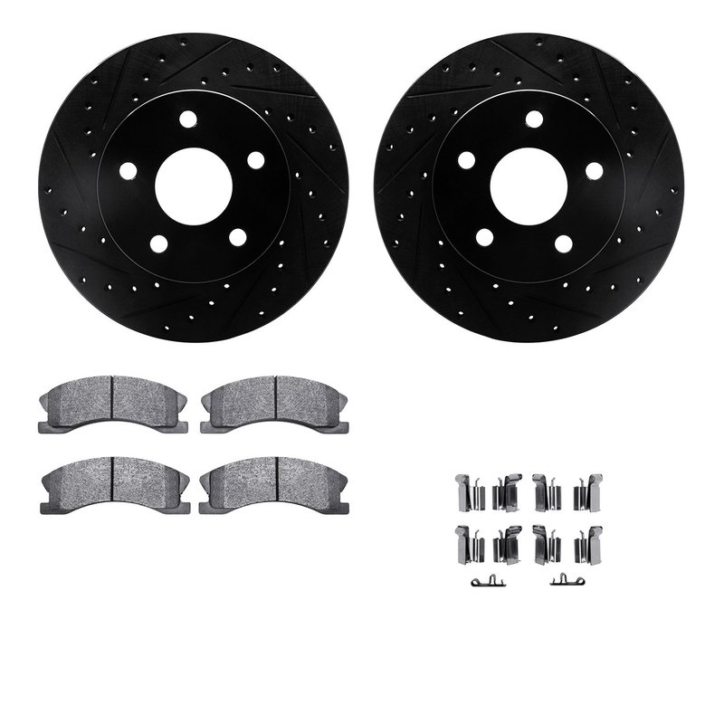 Dynamite Friction 8212-42096 Disc Brake Kit - Front