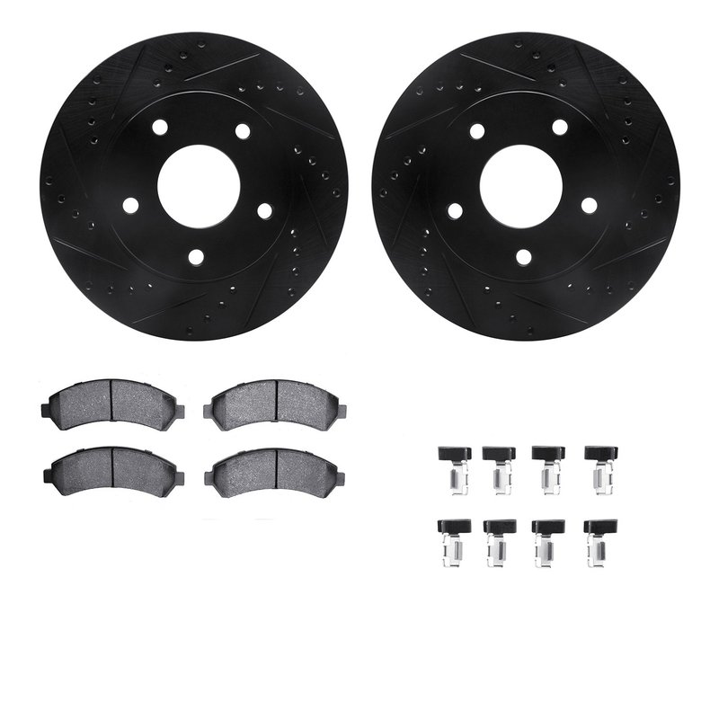 Dynamic Friction 8212-48002 Disc Brake Kit - Front