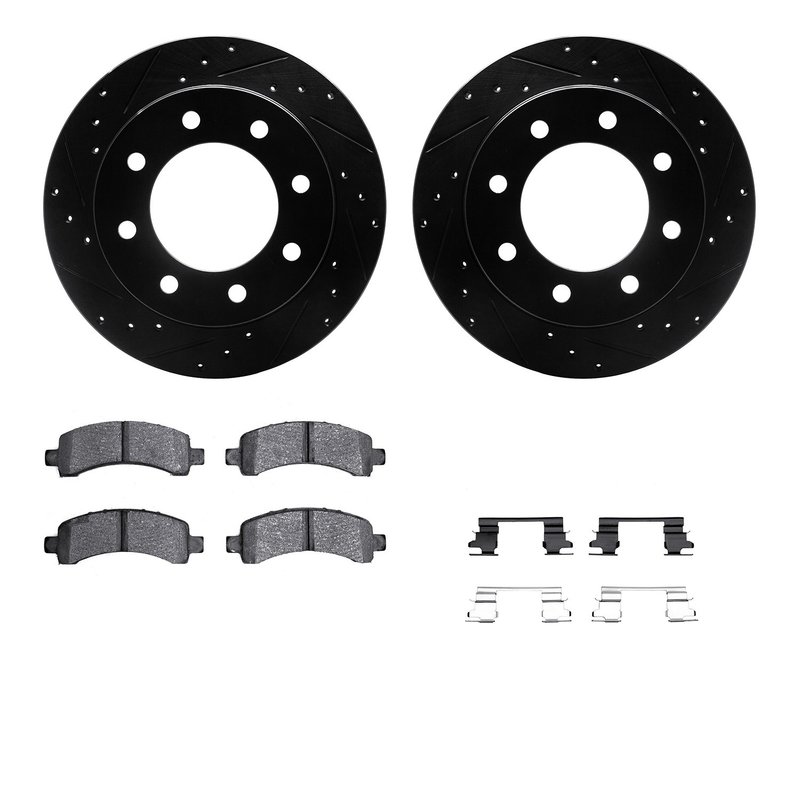 Dynamite Friction 8212-48011 Disc Brake Kit - Rear