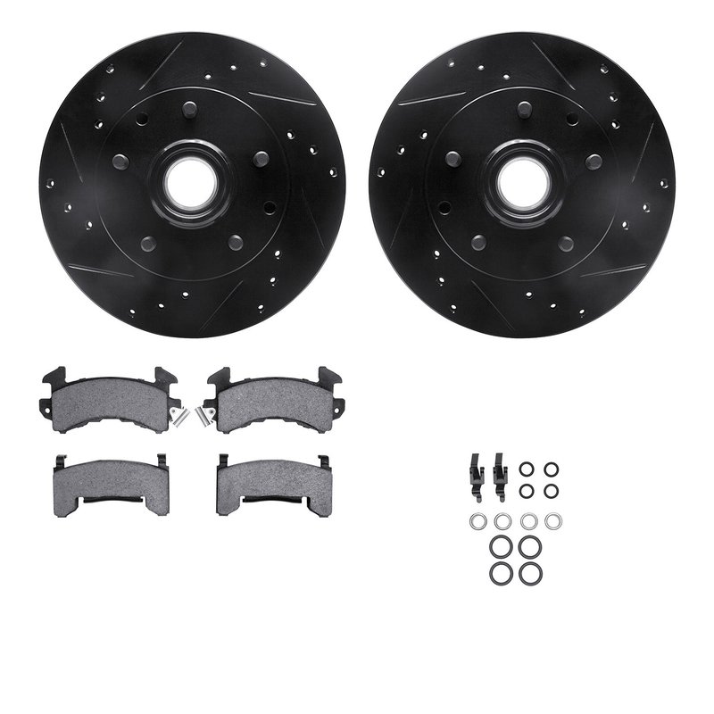 Dynamite Friction 8212-48088 Disc Brake Kit - Front