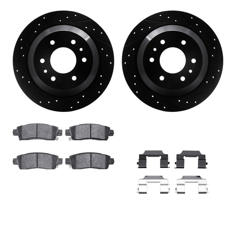 Dynamite Friction 8212-48134 Disc Brake Kit - Rear