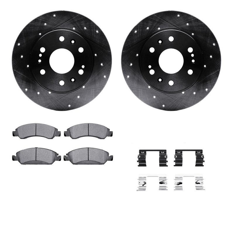 Dynamite Friction 8212-48143 Disc Brake Kit - Front