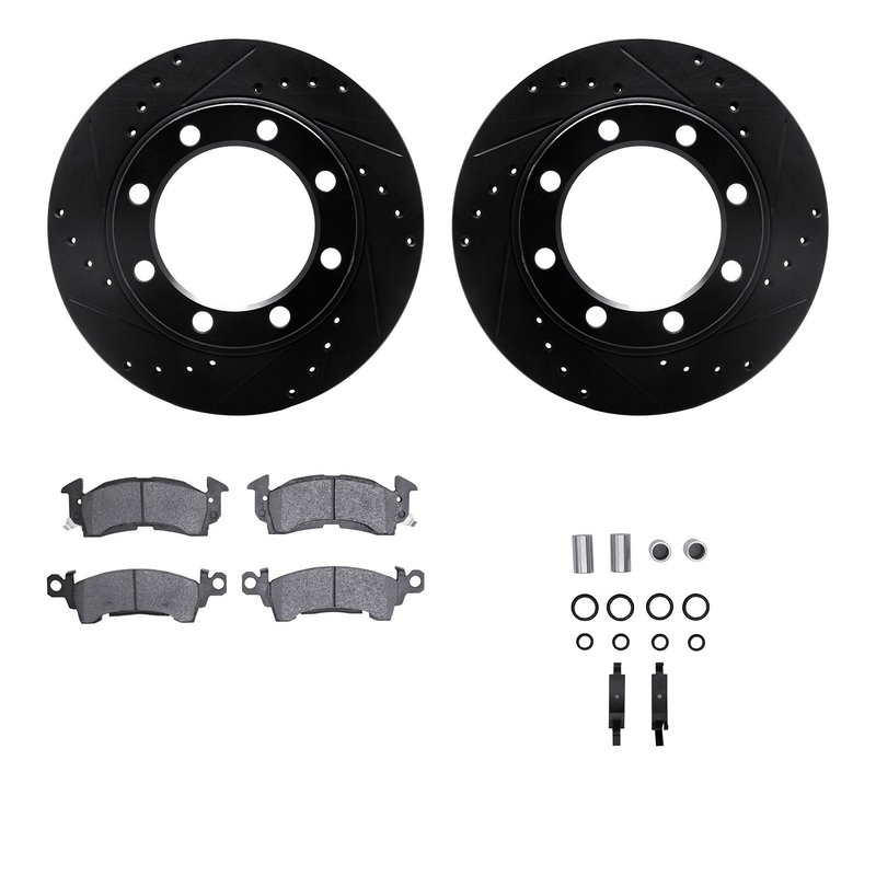 Dynamite Friction 8212-48162 Disc Brake Kit - Front