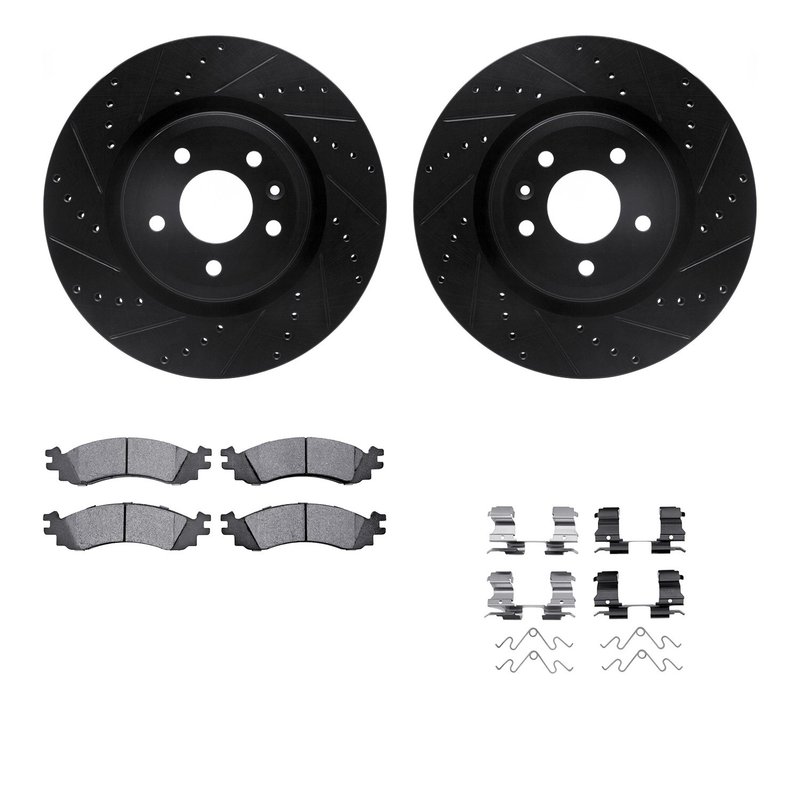 Dynamite Friction 8212-54004 Disc Brake Kit - Front