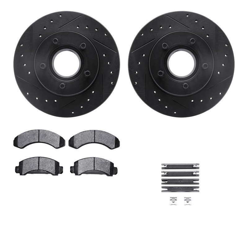 Dynamite Friction 8212-99102 Disc Brake Kit - Front