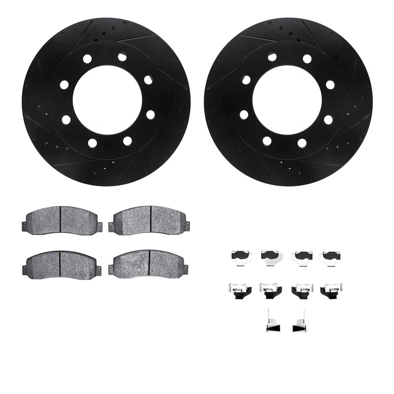 Dynamite Friction 8212-99200 Disc Brake Kit - Front