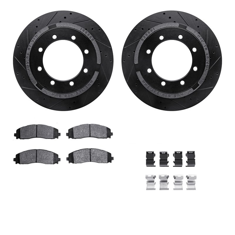 Dynamic Friction 8212-99237 Disc Brake Kit - Rear