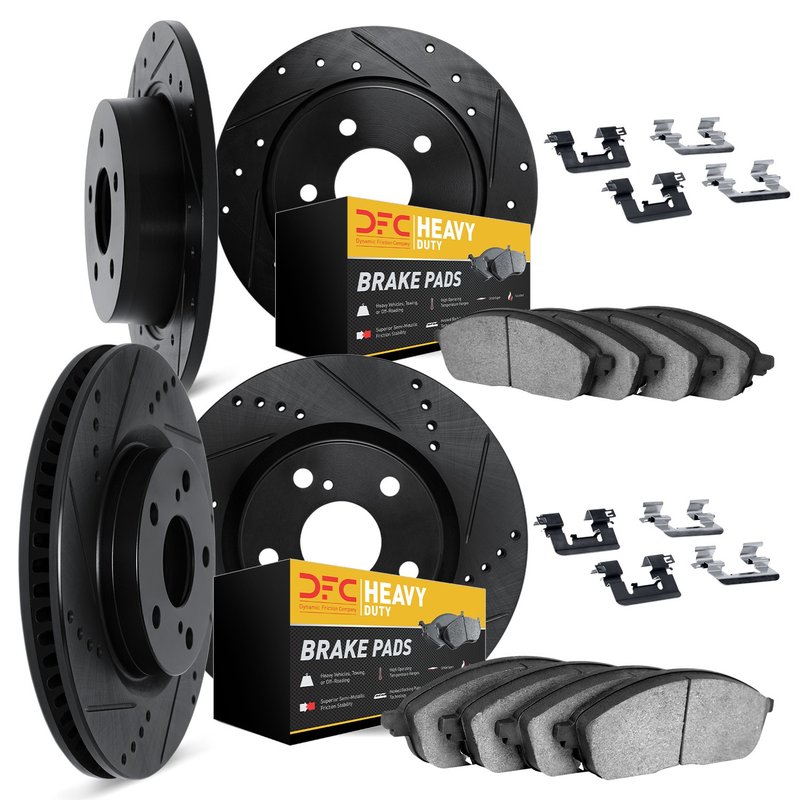 Dynamite Friction 8214-42003 Disc Brake Kit - Front and Rear