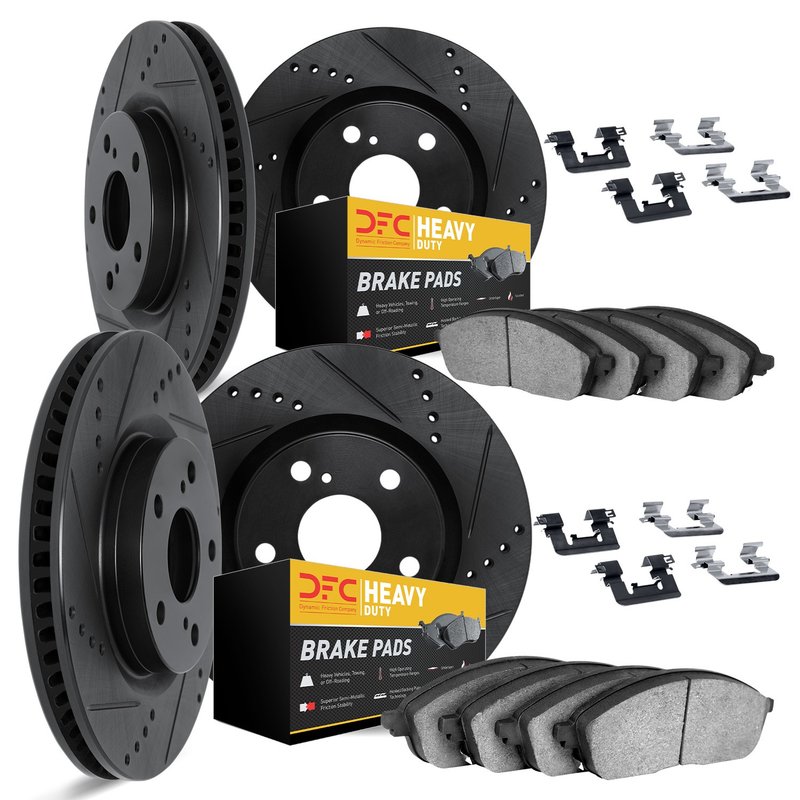 Dynamite Friction 8214-42005 Disc Brake Kit - Front and Rear